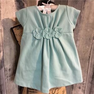 NWT First Impressions Blue Flower Dress & Bloomers